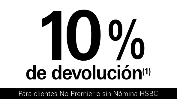 10% de devolución para clientes