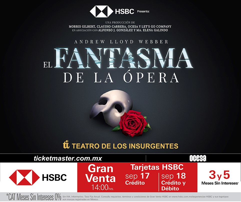 Gran Venta El fantasma de la opera